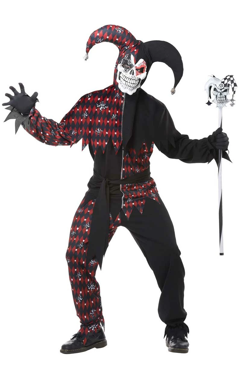 Adult Sinister Jester Costume 1 Adult Sinister Jester Costume