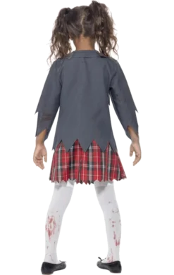 Smiffys Kids Zombie School Girl Costume 5 Smiffys Kids Zombie School Girl Costume -Palmer Sales 00019280a02