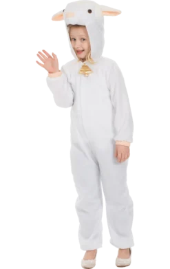 Kids Woolly Lamb Costume