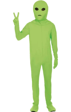 Adult Classic Green Alien Costume