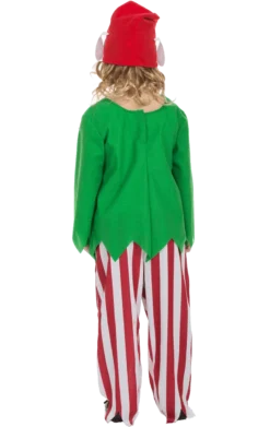 Kids Striped Elf Costume 5 Kids Striped Elf Costume -Palmer Sales 00019510a02