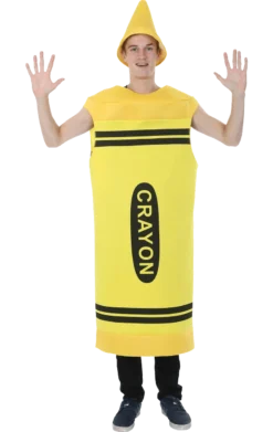 Adult Yellow Crayon Costume