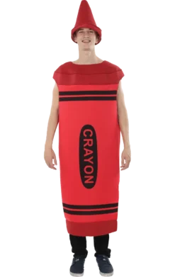 Adult Red Crayon Costume