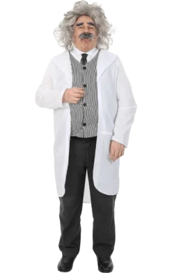Mens Adult Albert Einstein Costume