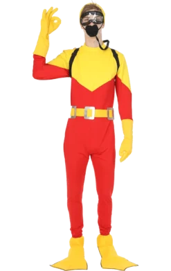 Adult Scuba Steve Film Costume