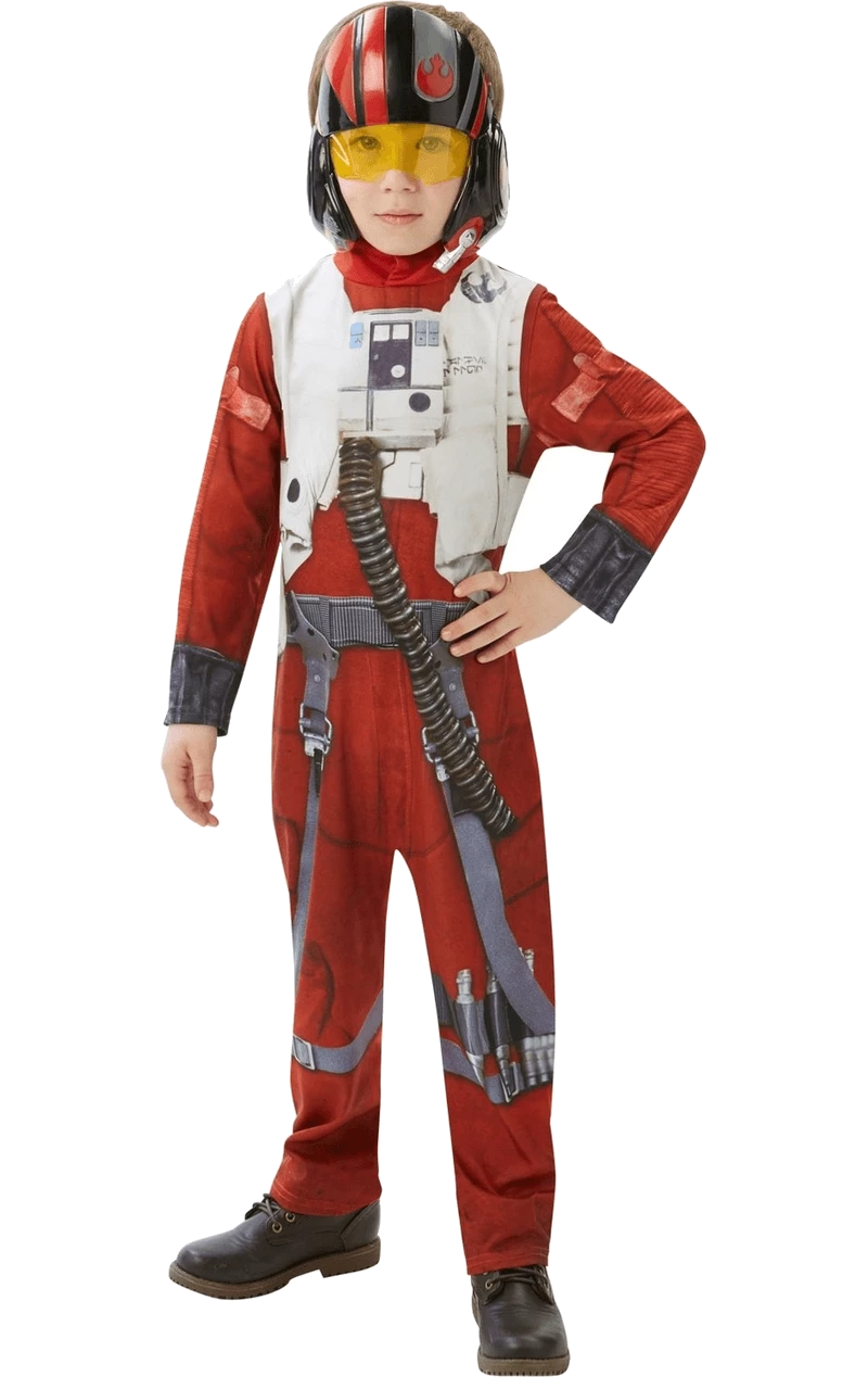 Kids Star Wars X Wing Pilot Costume 1 Kids Star Wars X Wing Pilot Costume