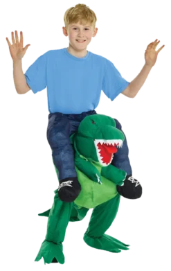 Kids T-Rex Dinosaur Piggyback Costume