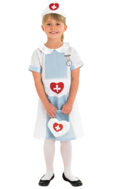 Kids Nurse Fancy Dress Costume