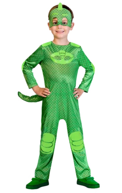 AMSCAN Kids PJ Facepieces Gekko Costume