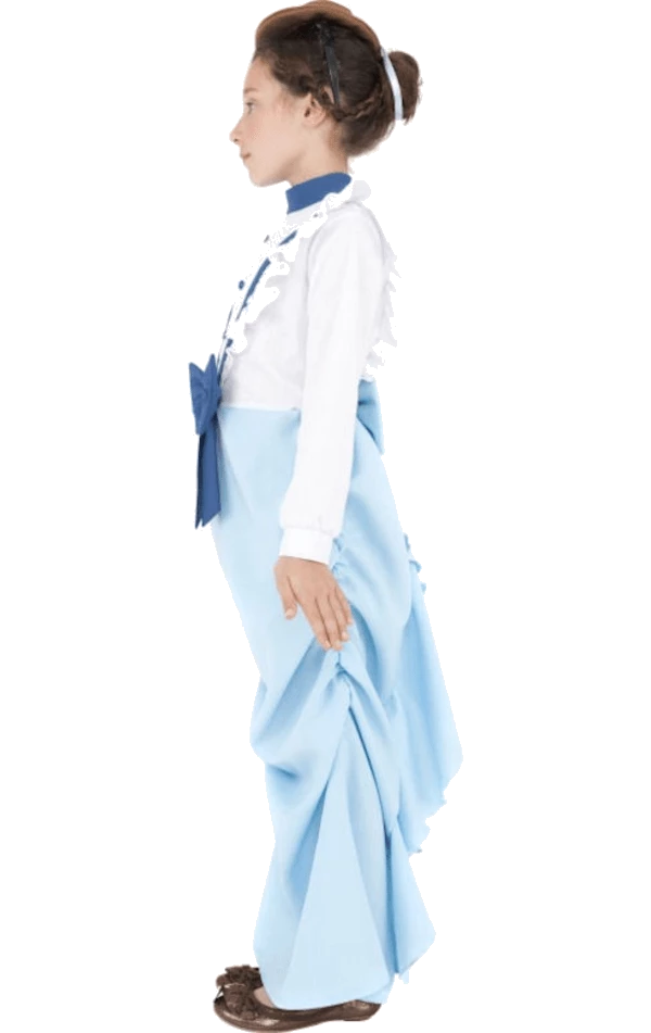 Smiffys Kids Posh Victorian Girl Costume 2 Smiffys Kids Posh Victorian Girl Costume - Image 2