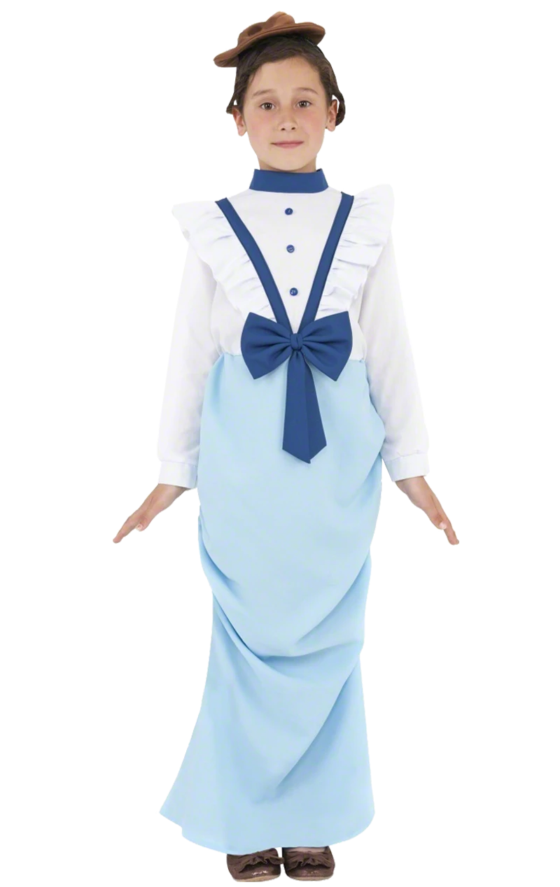 Smiffys Kids Posh Victorian Girl Costume 1 Smiffys Kids Posh Victorian Girl Costume
