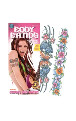 Flowers Body Band Tattoo