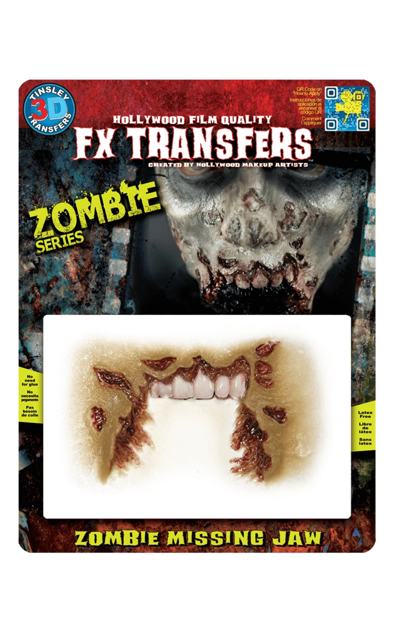 Zombie Missing Jaw FX Transfer 1 Zombie Missing Jaw FX Transfer