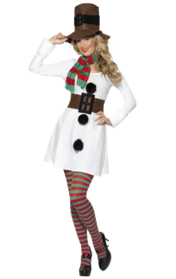 Smiffys Womens Miss Snowman Costume