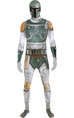 Adult Boba Fett Zapar Morphsuit Costume