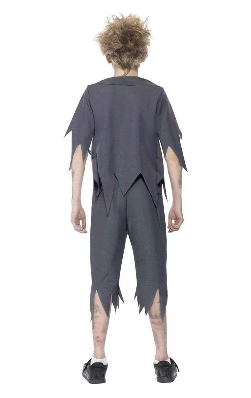 Smiffys Kids Zombie School Boy Costume 3 Smiffys Kids Zombie School Boy Costume - Image 3