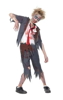 Smiffys Kids Zombie School Boy Costume