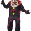 Mens Big Mouth Twisted Halloween Clown Costume