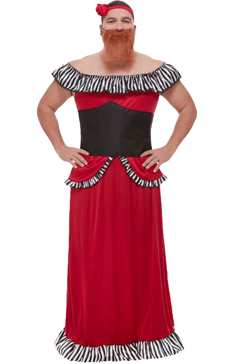 Smiffys Mens Bearded Lady Costume 2 Smiffys Mens Bearded Lady Costume - Image 2