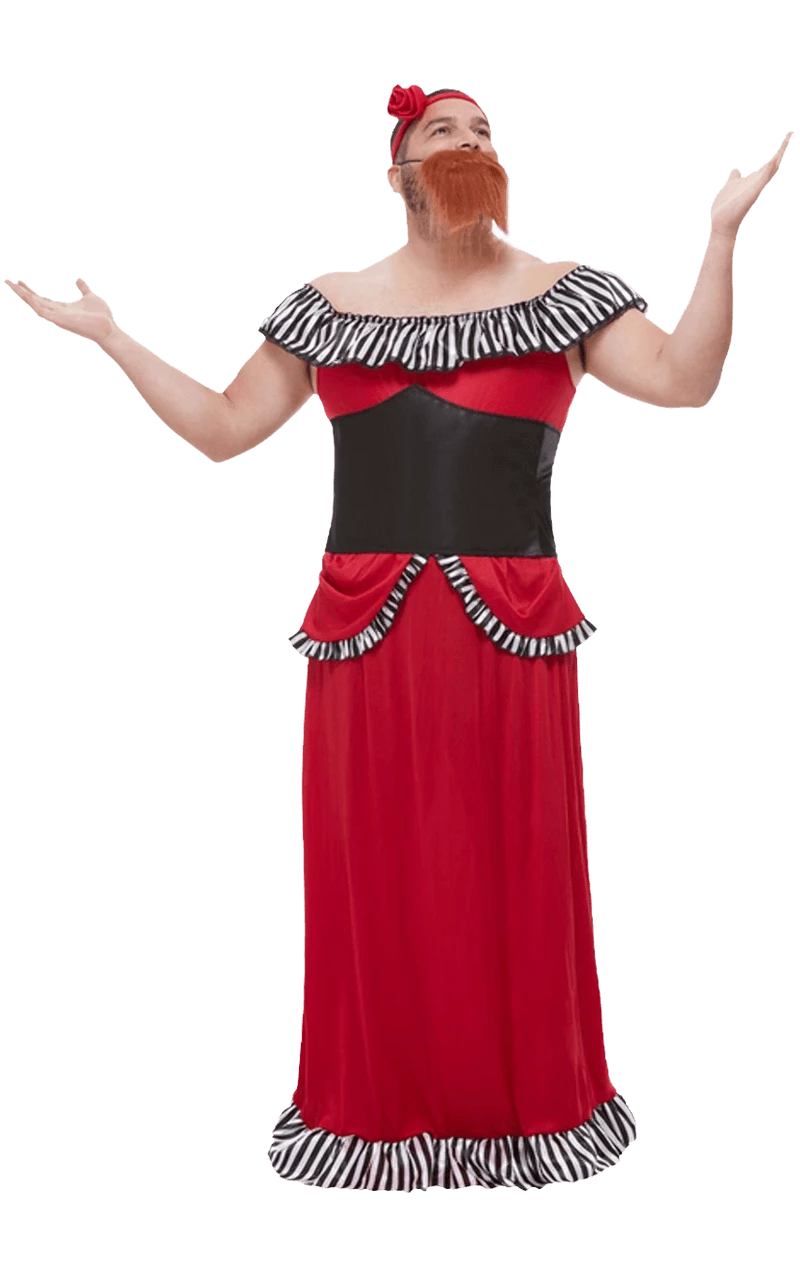 Smiffys Mens Bearded Lady Costume 1 Smiffys Mens Bearded Lady Costume