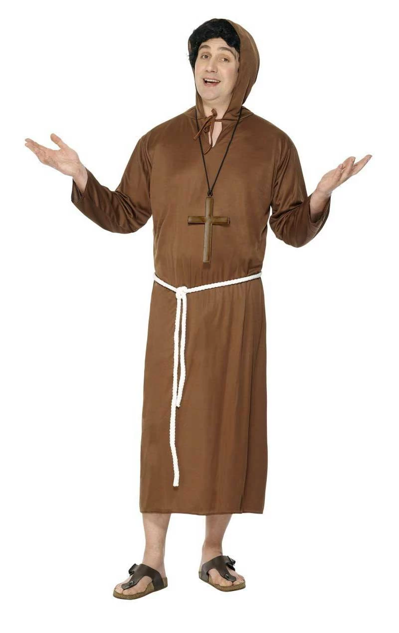 Smiffys Mens Monk Costume 2 Smiffys Mens Monk Costume - Image 2