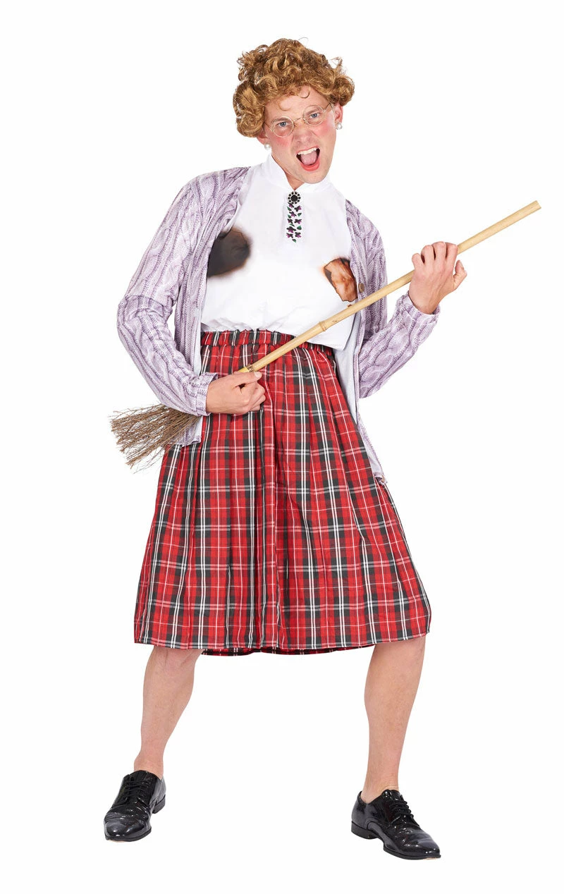 Mens Scottish Nanny Movie Costume 1 Mens Scottish Nanny Movie Costume