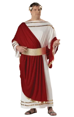Mens Plus Size Julius Caesar Costume