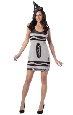 Crayola Silver Tank Dress