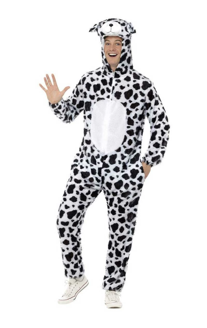 Smiffys Adult Dalmatian Dog Costume 3 Smiffys Adult Dalmatian Dog Costume - Image 3