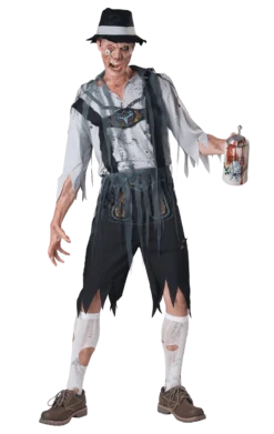 Mens Oktoberfeast Zombie Costume