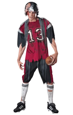 Mens American Football Zombie Costume