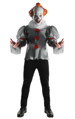 Mens Pennywise The Clown IT Costume
