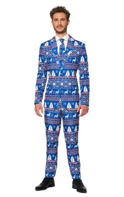 Opposuits Mens Blue Christmas Suitmeister