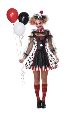 Ladies Twisted Clown Costume