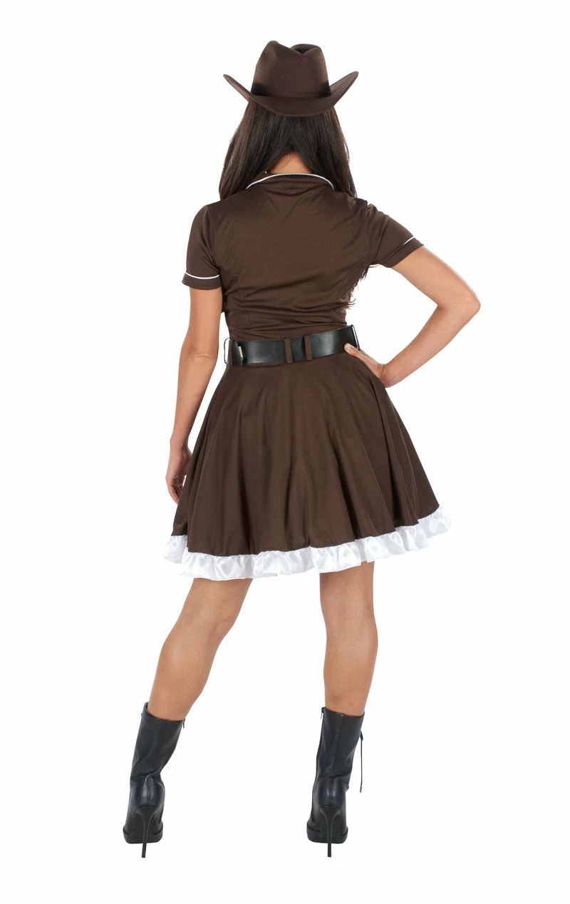 GENERIC Adult Western Cowgirl Costume 2 GENERIC Adult Western Cowgirl Costume - Image 2
