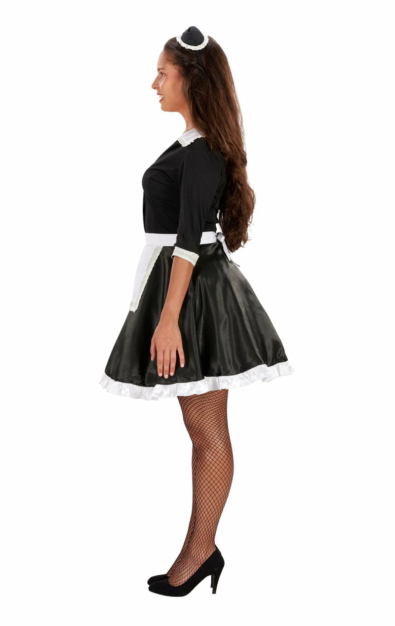 GENERIC Adult French Maid Costume 2 GENERIC Adult French Maid Costume - Image 2