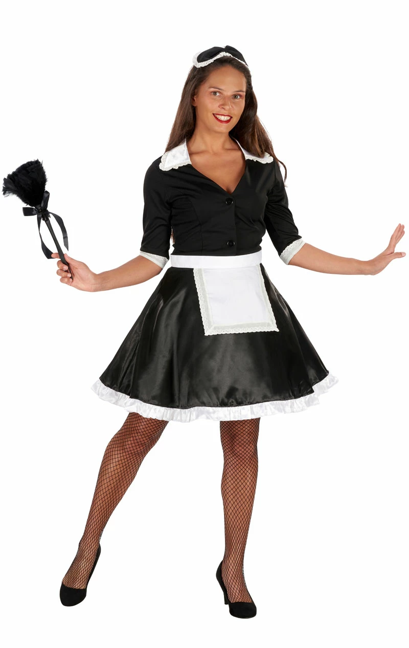 GENERIC Adult French Maid Costume 1 GENERIC Adult French Maid Costume
