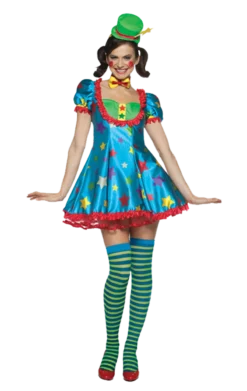 Female Star Clown Costume