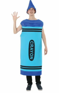 Adult Blue Crayon Costume