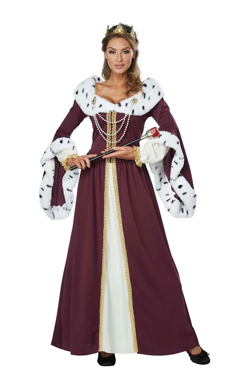 GENERIC Adult Royal Storybook Queen Costume 1 GENERIC Adult Royal Storybook Queen Costume