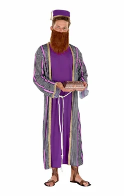 GENERIC Adult Three Wise Men Purple Costume With Fez Hat