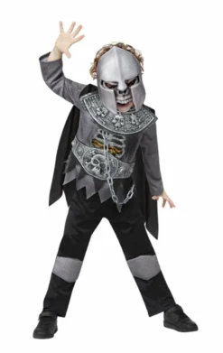 GENERIC Childrens Deluxe Skeleton Knight Costume