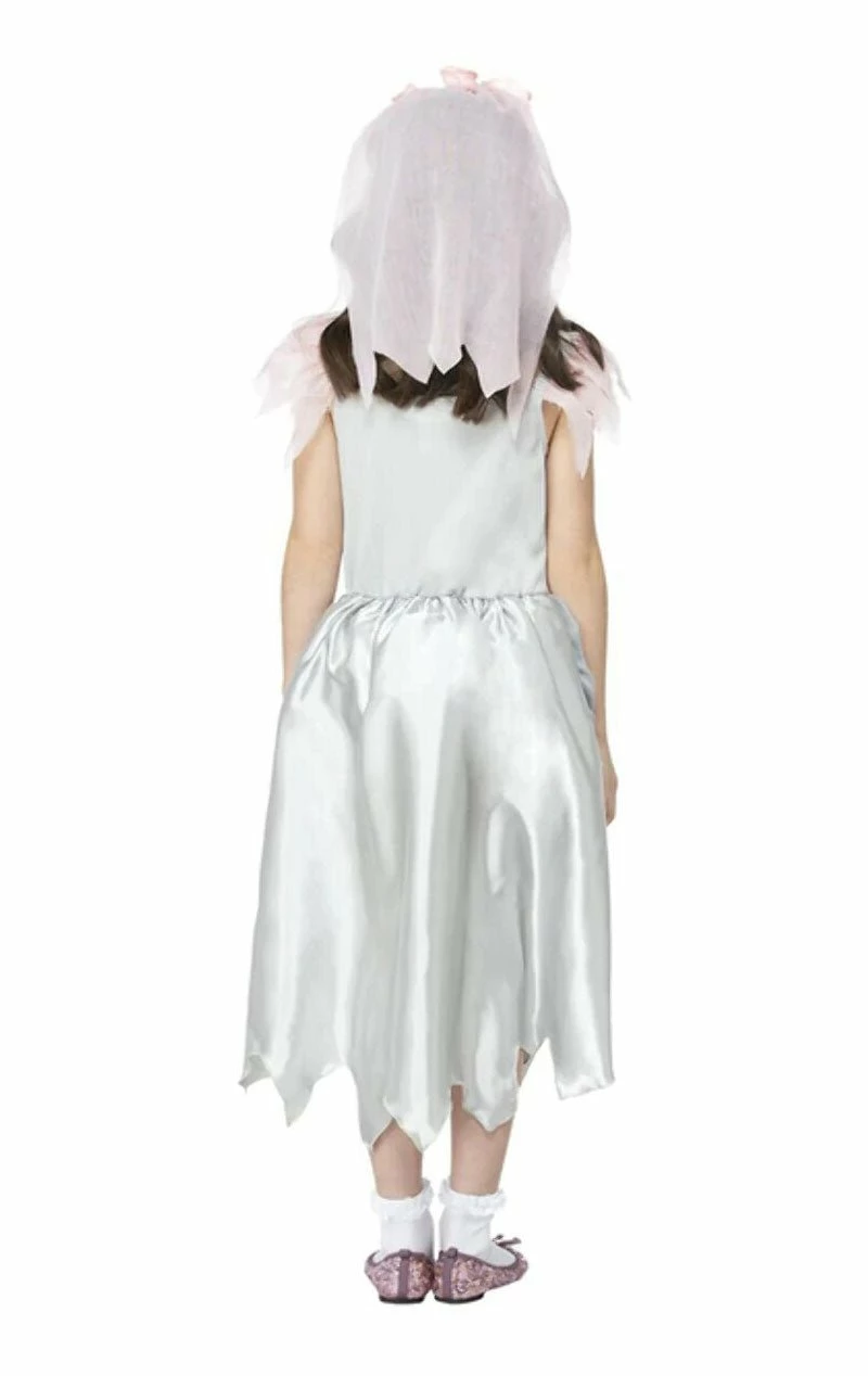 GENERIC Childrens Vintage Ghost Bride Costume 3 GENERIC Childrens Vintage Ghost Bride Costume - Image 3
