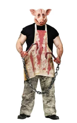 Palmer Mens Horror Butcher Pig Costume