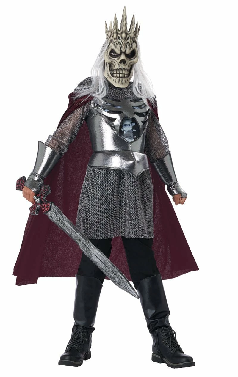 GENERIC Kids Fearsome Skeleton King Costume 2 GENERIC Kids Fearsome Skeleton King Costume - Image 2