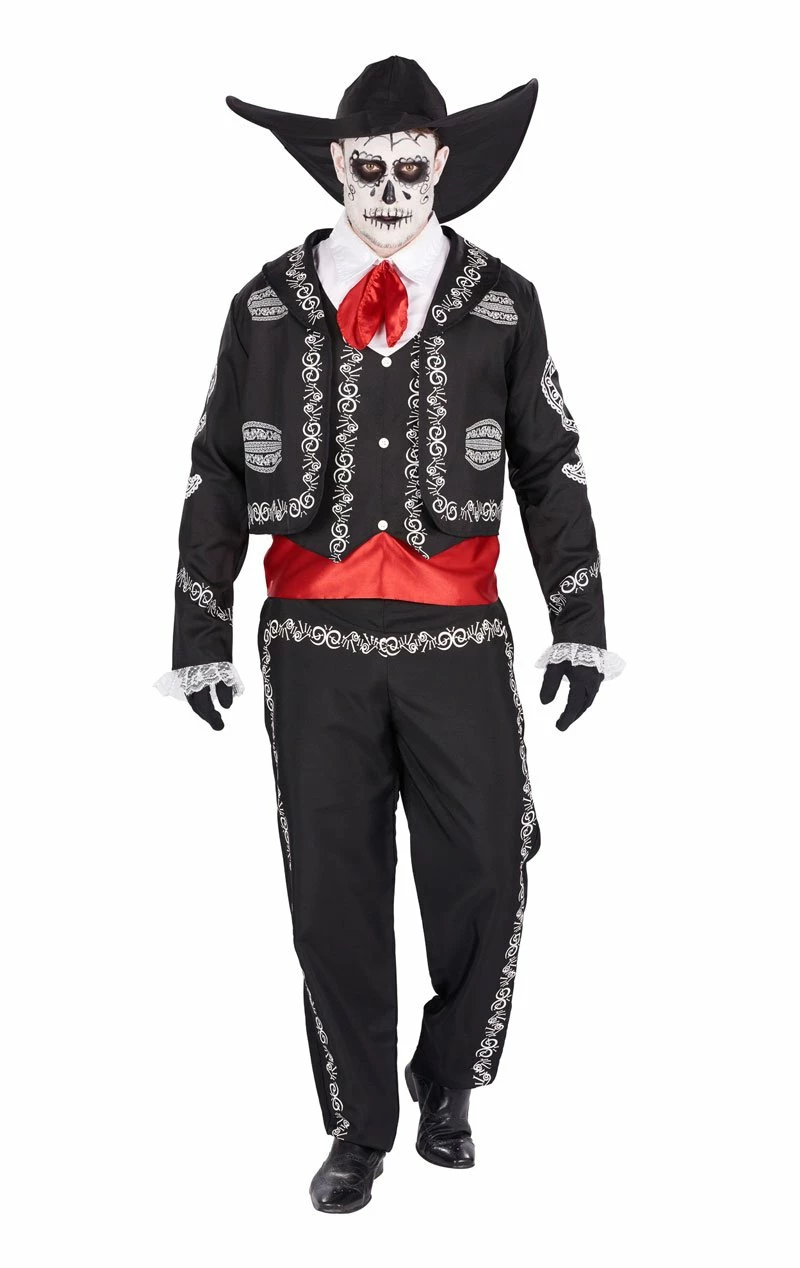Mens Mexican Mariachi Costume (2 In 1 Costume) 4 Mens Mexican Mariachi Costume (2 In 1 Costume) - Image 4
