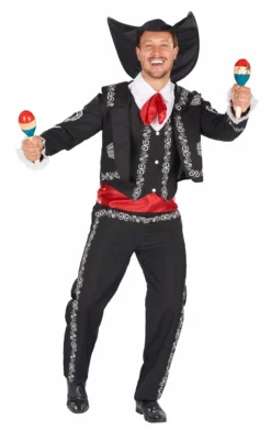 Mens Mexican Mariachi Costume (2 In 1 Costume)