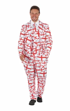 GENERIC Mens St George England Flag Suit